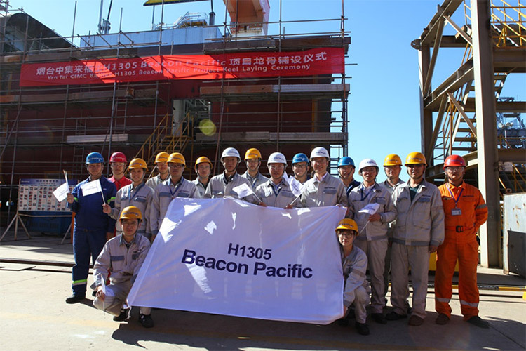 Keel Laying for GM4-D Semis Rig-Beacon Pacific - Company News - CIMC ...