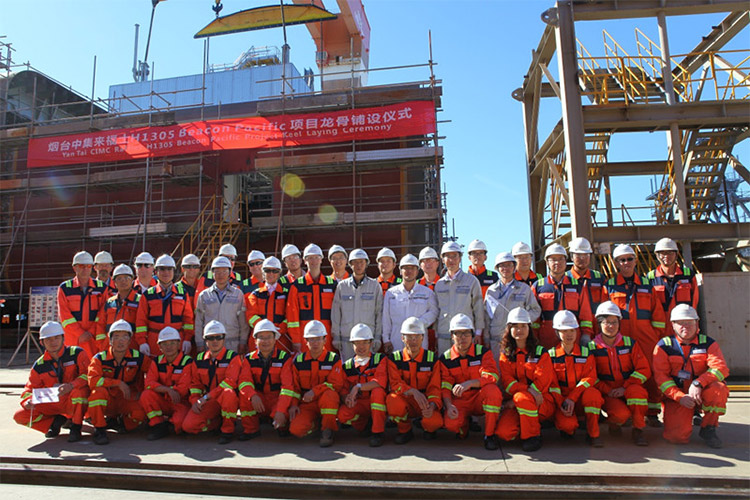 Keel Laying for GM4-D Semis Rig-Beacon Pacific - Company News - CIMC ...
